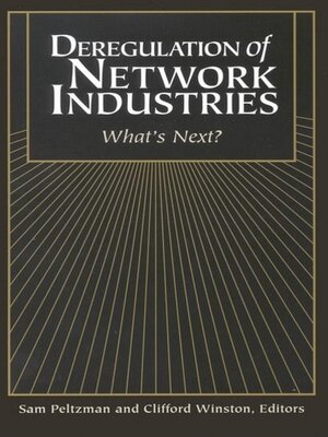 cover image of Deregulation of Network Industries